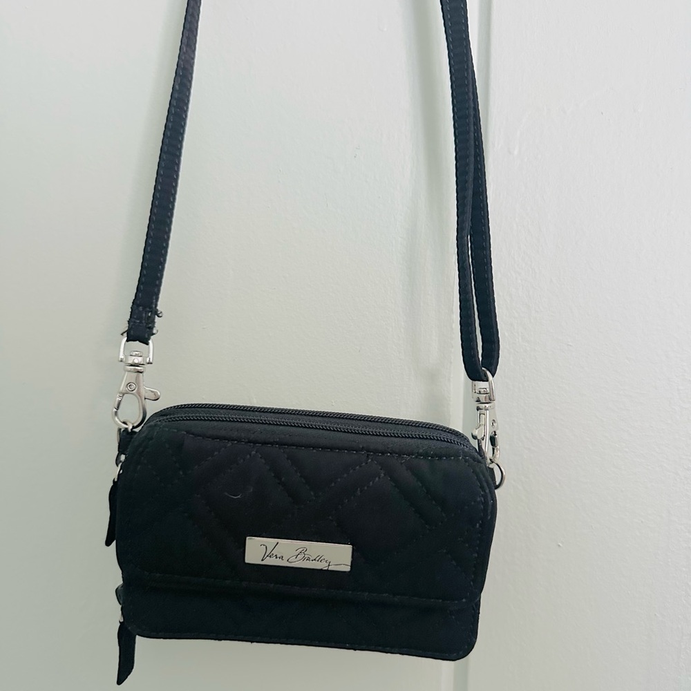 Vera Bradley Black Quilted Crossbody